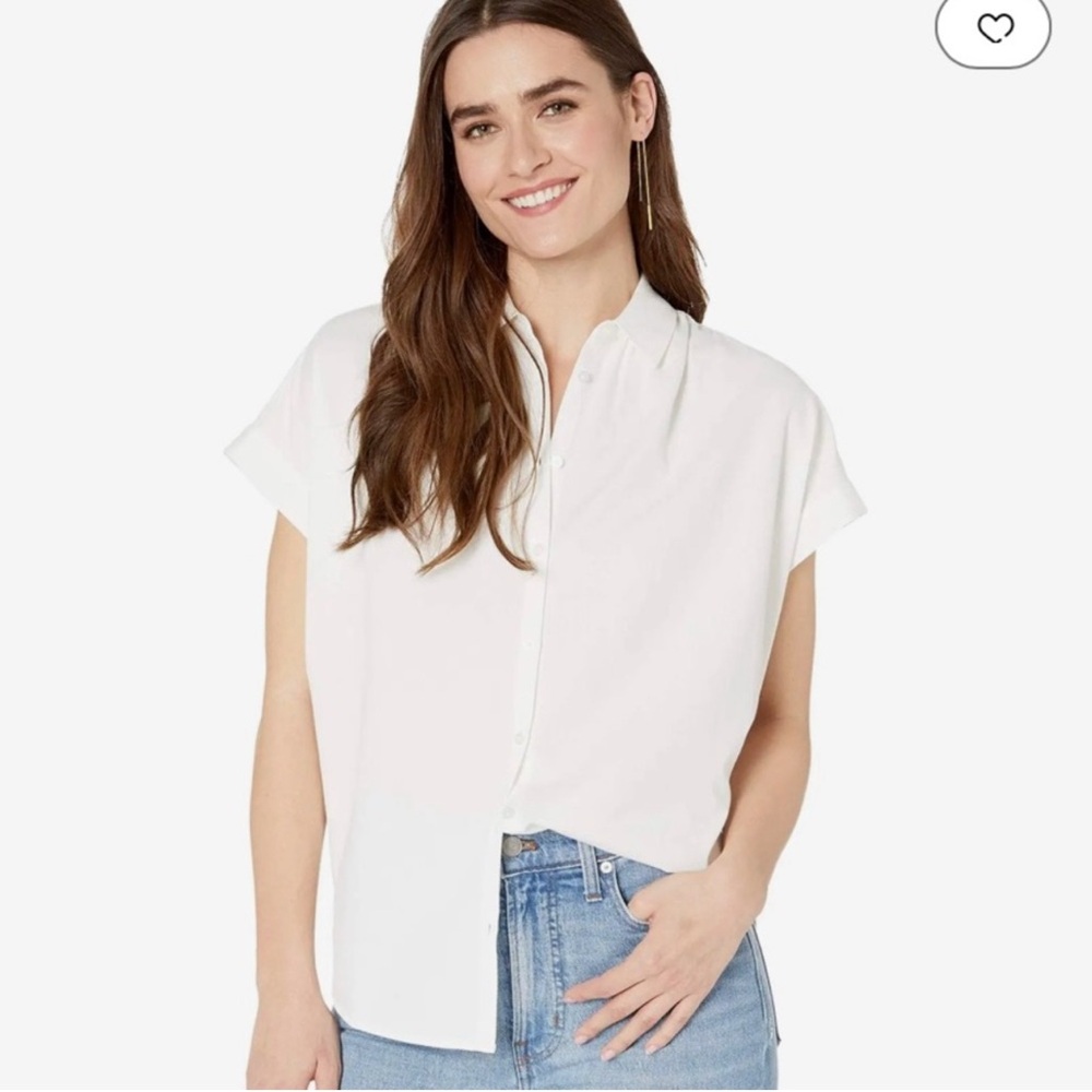 Madewell Central Button Down white